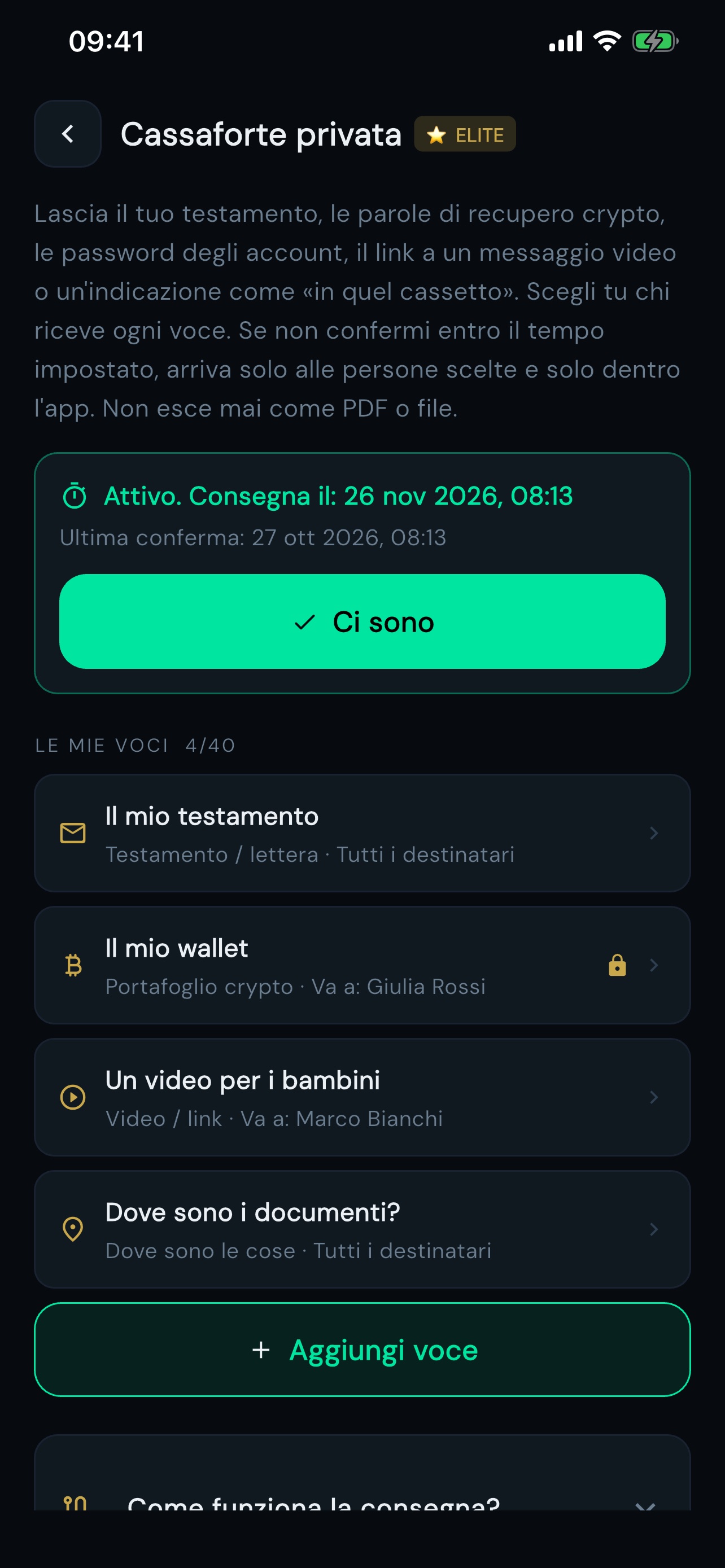 Cassaforte privata