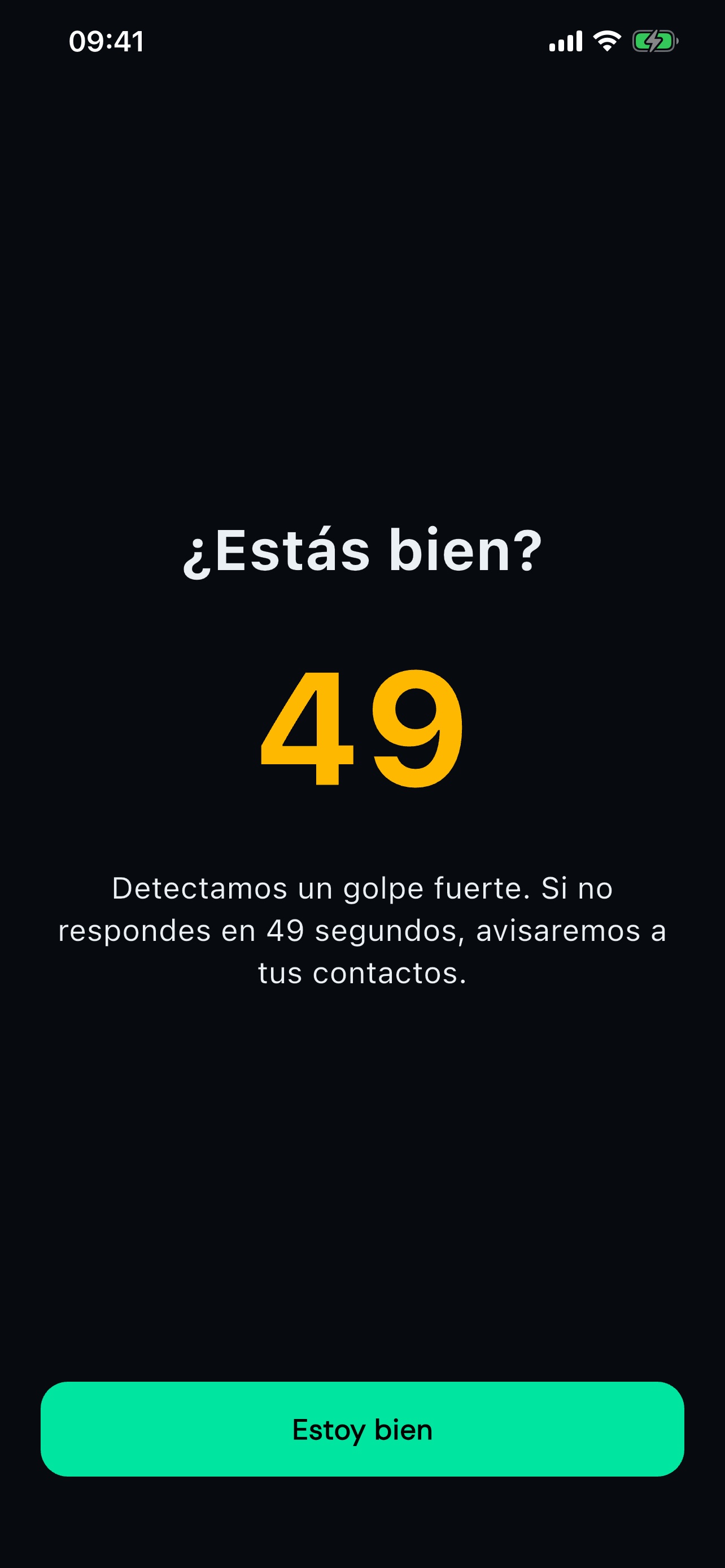 Detección de impactos: ¿estás bien?