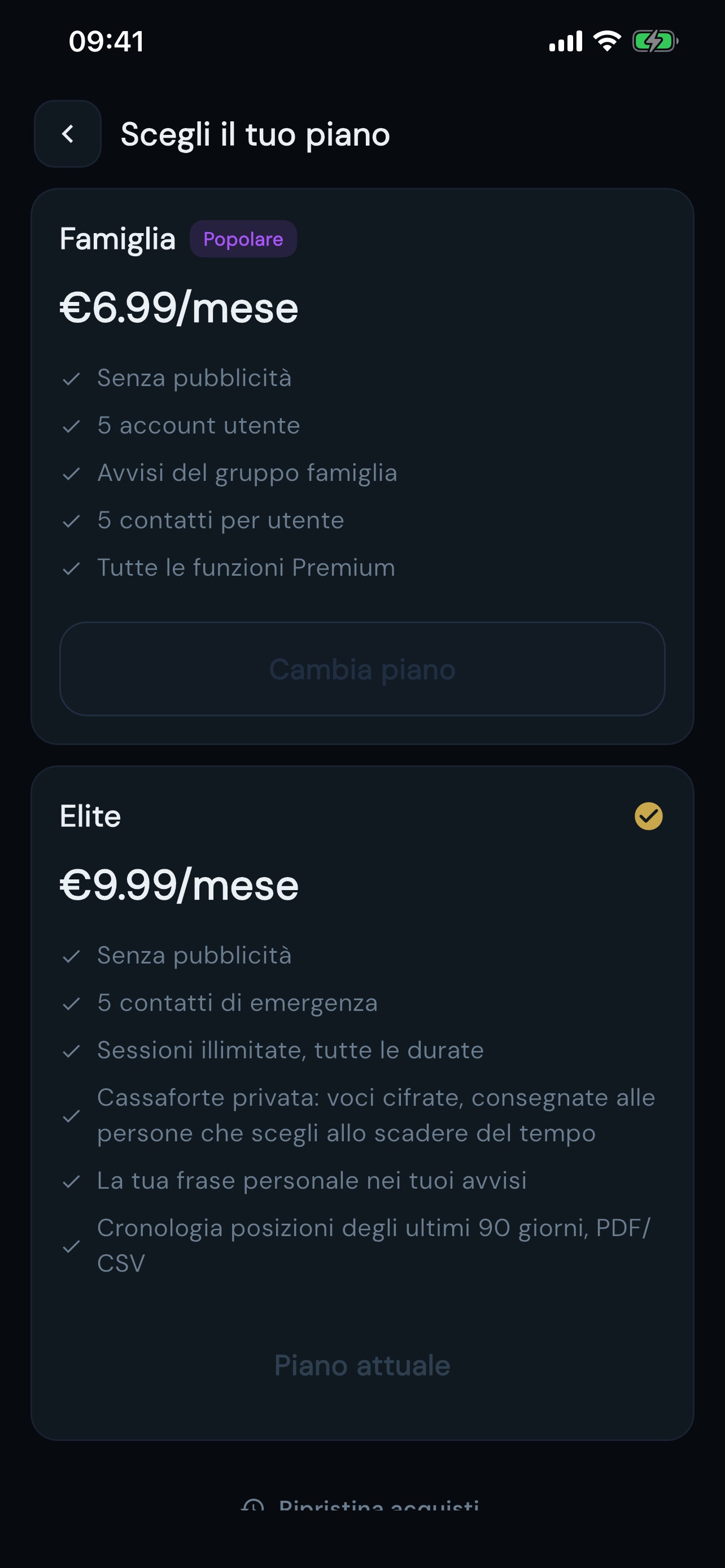 Piani di abbonamento